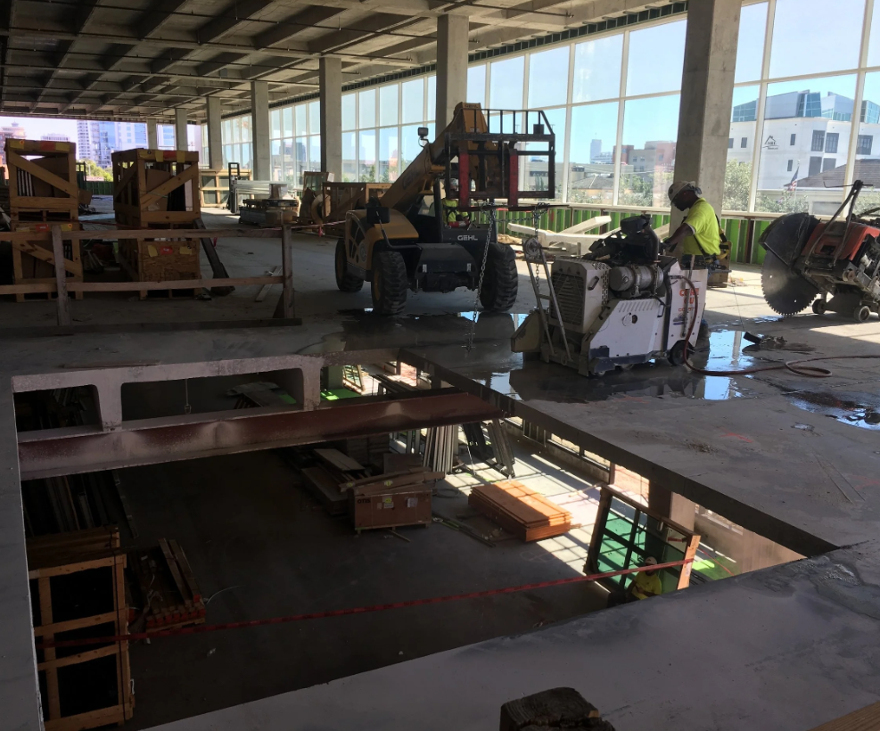 Selective slab removal and structural concrete cutting (4)